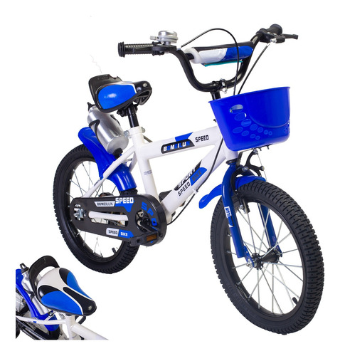 Bicicleta Entrenadora Para Niños Aeiou Qk-11 Con Campana R20