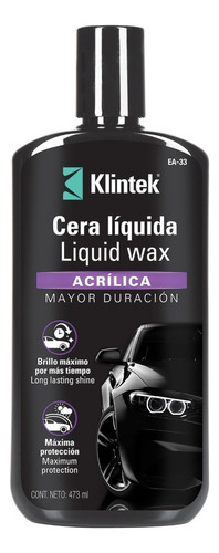 Cera Liquida Acrilica Para Auto Mayor Duracion 473ml 57090