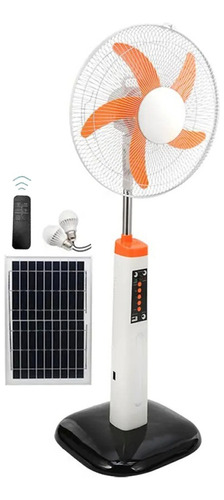 Ventilador Abanico Solar Recargable 12w De Larga Duración
