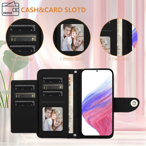 Z Funda De Piel Tipo Cartera Para Motorola E15 E14 E13