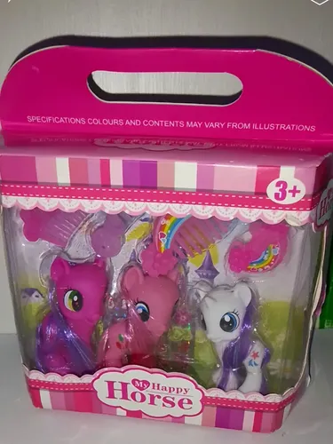 Juego De Ponys Con Sus Peines