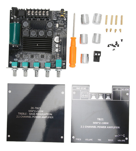 Módulo Amplificador De Potencia Digital Bt Board 2.1 Canales