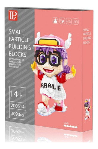 Arale Norimaki Corriendo Running Figura Armable3d Minibloque