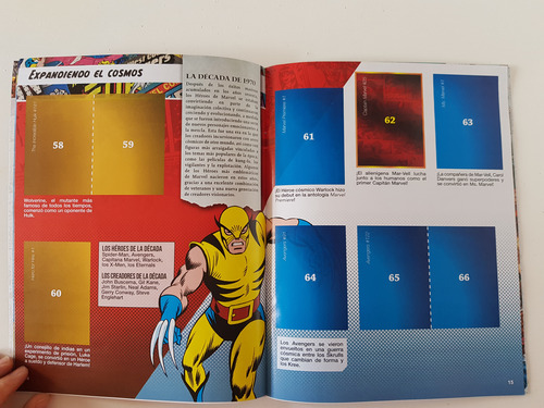Albúm Marvel 80 Aniversario Panini 2020 Vacio (Usado)