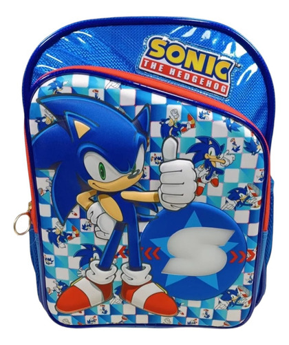 Mochila Ruz Kinder Sonic Luz