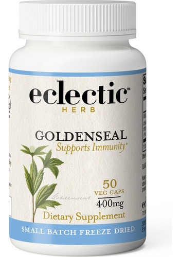 Eclectic Institute Cápsulas Golden Seal Liofilizado 50 Ct