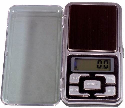 Minibáscula digital electrónica de alta precisión de 0,1 g hasta 500 g