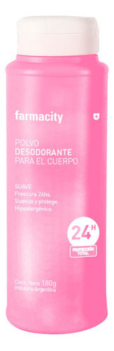 Talco Corporal Farmacity Hipoalergénico Mujer X 180 G