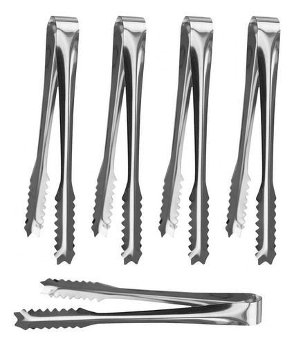 5 Pinzas De Cocina De Acero Inoxidable, Pinza Para 15cm
