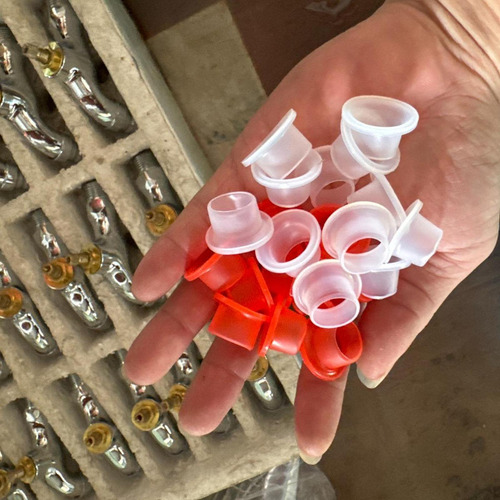 2 X 100 Juntas De Sellado A Prueba De Fugas Para Grifo, Rojo