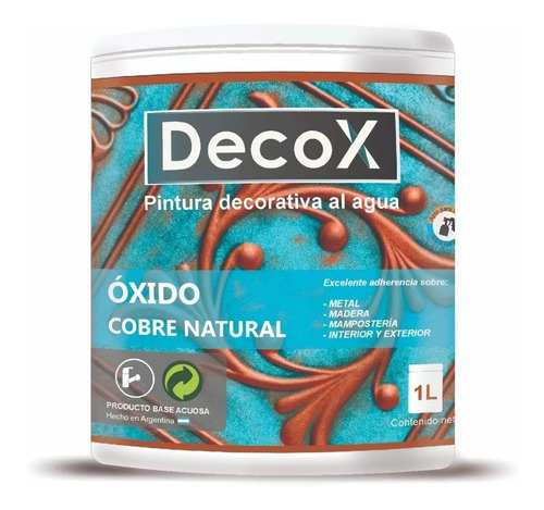 Decox Cobre | Pintura Efecto Óxido Cobre | Kit Para 8m2 | Md