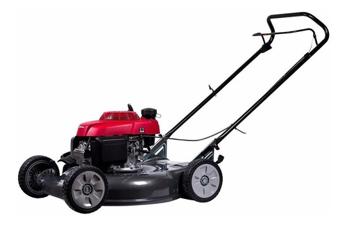 Cortador de grama a gasolina preto Honda HRR-216-K10-PKMA com potência de 5,5 cv