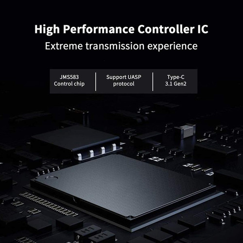 Imagen 4 de 6 de Docking Para Ssd - M.2 Nvme Pci-e M-key Usb 3.1 Gen 2 10gbps