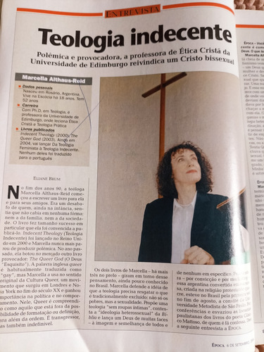 Revista Época C Bernardinho,bonner, Fátima, Maitê,daiane (Usado)