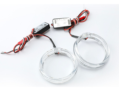 Aro Led Doble Anillo Ojo Angel Brillante Decorativo 80mm