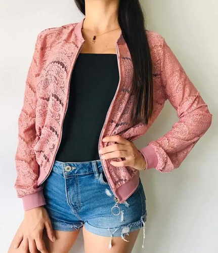 Campera Encaje Mujer Campera Dama Moda Primavera Verano 19 | MercadoLibre