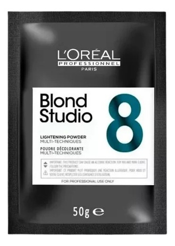 Kit Decolorante L'Oréal  Blond studio L'Oreal tono polvo x 50g