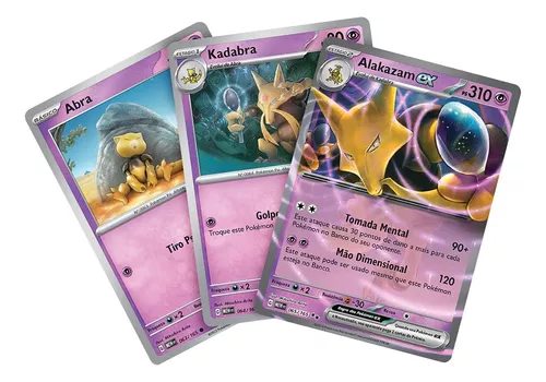 Carta Pokémon Alakazam Ex 25/124 - Português!!!, Produto Masculino Pokémon  Usado 26620032