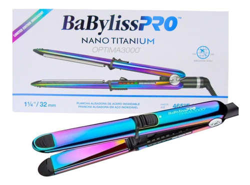 Prancha Babyliss Nano Titanium Optima3000 Iridescent Bivolt