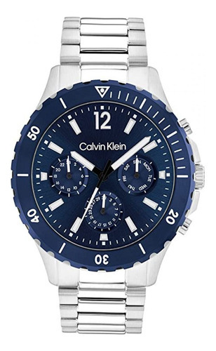 Reloj Para Hombre Calvin Klein Sport 25200115 Plateado