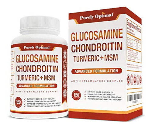 Tabletas Suplementarias De Glucosamina, Condroitina Y Msm