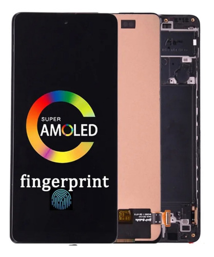 Pm Pantalla Táctil Lcd Amoled Con Marco For Samsung A71 A715