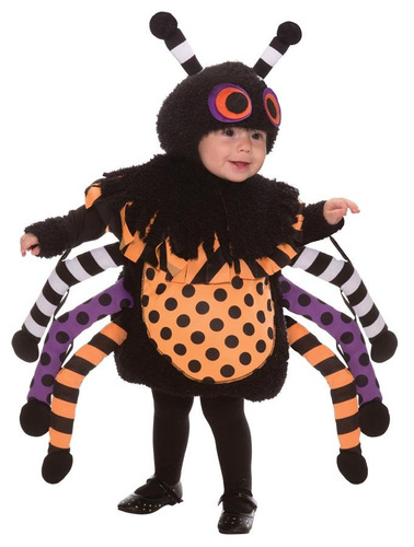 Disfraz Para Niños Araña Talla 2-4t Halloween