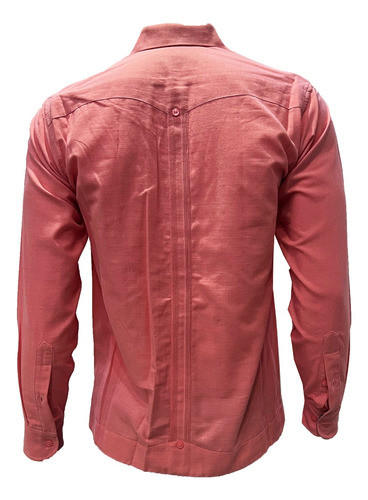 Imagen 3 de 3 de Guayabera De Lino Para Caballero