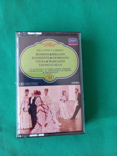 Cassette Los Grandes Temas De La Musica 44 Varios Leer