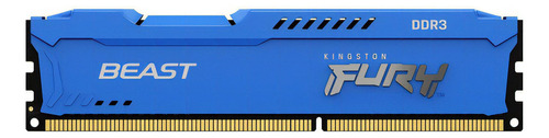 Memoria Ram Kingston Fury Beast Blue Ddr3 8gb 1866mt/s Dimm