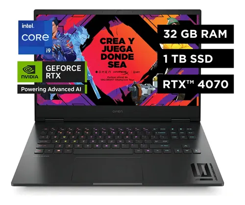 Notebook Hp Gamer Omen 16-Wf0008La Intel Core I9 32Gb Ram