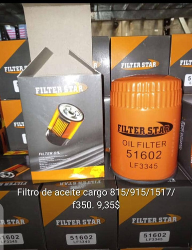Filtro Aceite Cargo 815/915/1517/f350