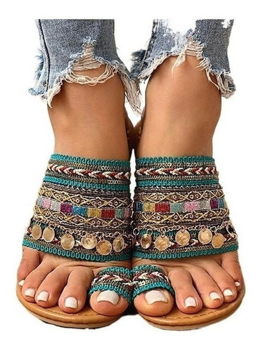 Zapatillas De Verano, Estilo Boho, Estilo Étnico, Sandalias