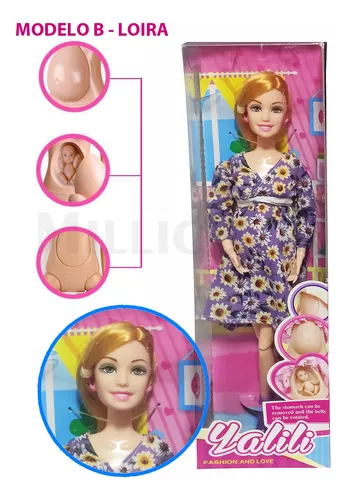 Barbie Articulada Gravida