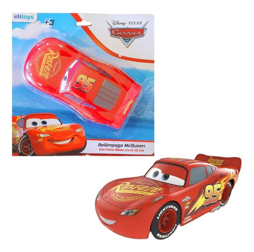 Carrinho Relâmpago Mcqueen Carros Disney Pixar 13 Cm