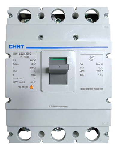 Breaker Chint Electric Nm1-800s/3300 800amp 3 Polos