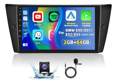 9' Android Car Stereo 05-11 Bmw Serie 3 (e90/e91/e92/e93)