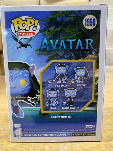 Neytiri Battle 1550 Avatar Forma Del Agua Cameron Funko Pop