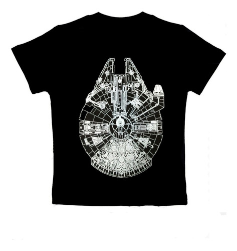 Remera De Star Wars, Halcon Milenario, Series, Peliculas