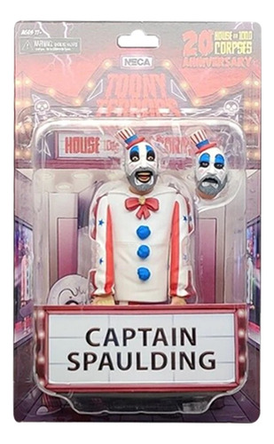 Figura Capitan Spaulding House Of 1000 C. Toony Terrors Neca