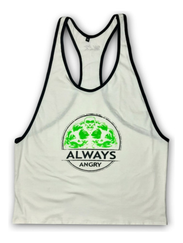 Musculosa Olímpica Hulks Always Angry Culturismo Deporte 
