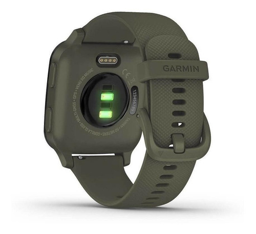 Imagen 5 de 5 de Smartwatch Garmin Venu Venu Sq - Music Edition 1.3" caja 40mm de polímero reforzado con fibra moss, malla moss de silicona y bisel slate de aluminio anodizado