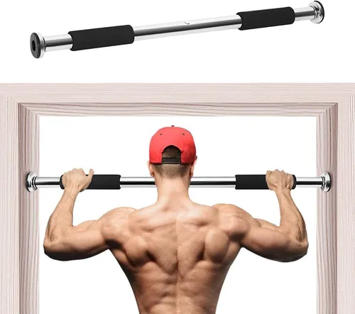 WAYAMY Barra Dominadas para la Puerta, Barra de Dominadas para Puerta  Ajustable 60 x 100cm para Ejercicios en Casa, Gimnasio, Portátil, Bar Sport  Fitness Equipments hasta 100KG Peso de Carga : 