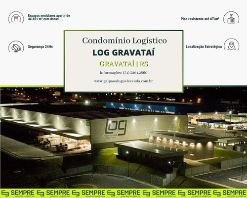 Imagem 1 de 18 de Galpão Para Alugar Em Gravataí/rs - Ga1270
