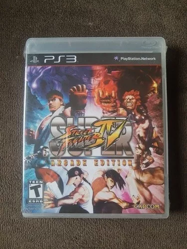 Jogo PS3 Super Street Fighter Iv Arcade Edition Lacrado - Black Games