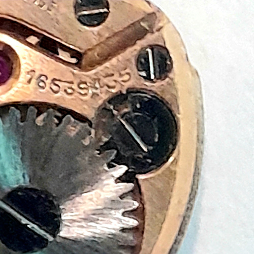 Antigua Máquina De Reloj Dama Omega, C.244 Funciona (Usado)