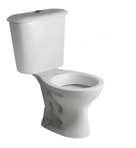 Imagen 1 de 7 de Juego Baño Inodoro Largo Mochila Dual Ferrum Andina Nuevo