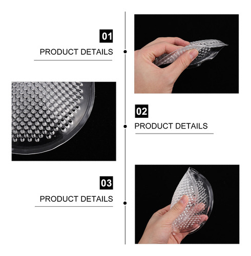 1 Par De Almohadillas De Silicona Reutilizables Para Mujer,