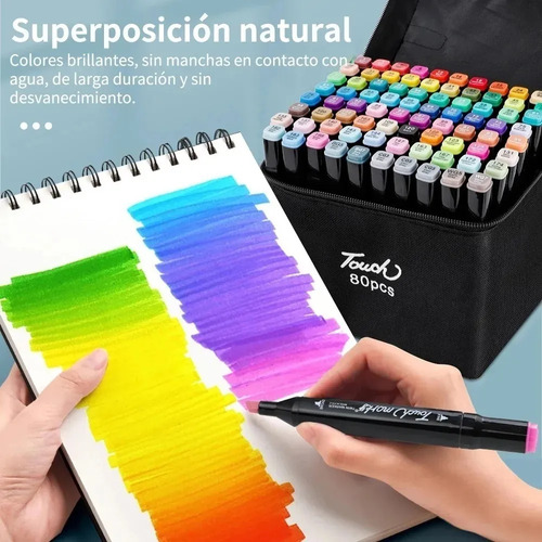 Marcador De Doble Punta Con Punta De Cerdas A Base De Aceite