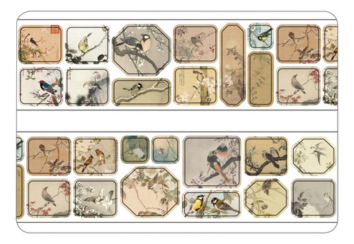 2 Pegatinas Para Álbumes De Recortes, Kits De Diarios Aves